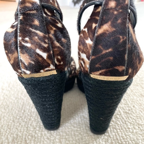 Burberry wedge platform sandals - Picture 3 of 4